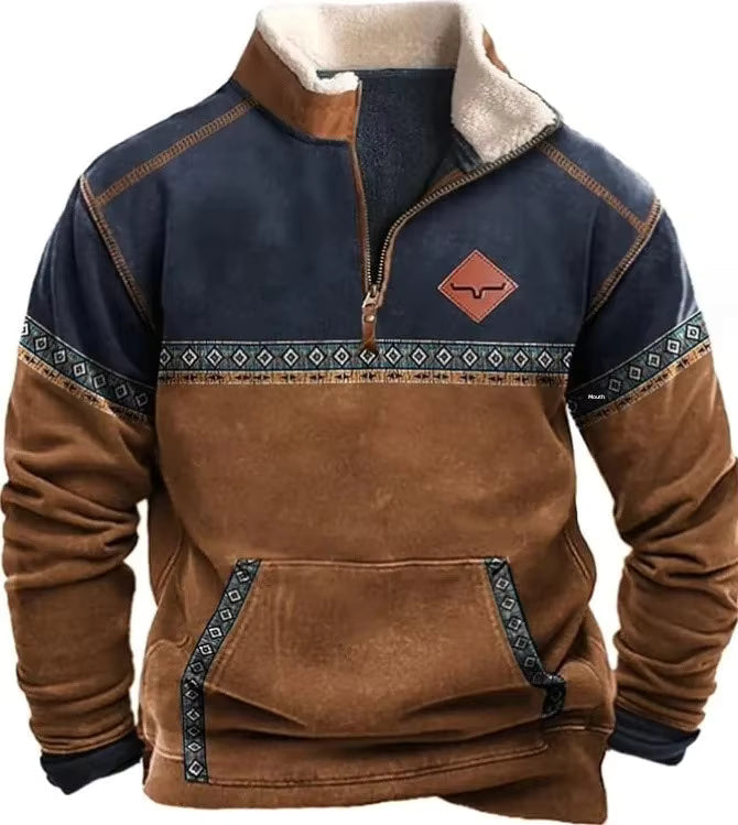 Halep - Comfortable Sweater With Zipper