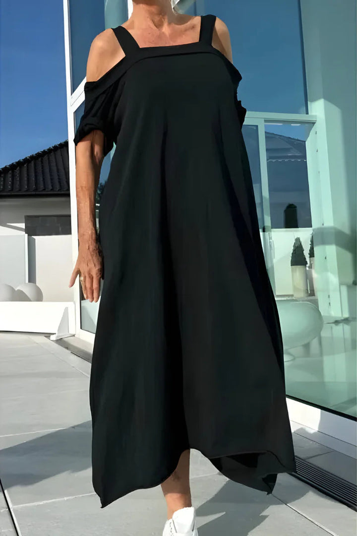 Vathsala - Long Off-Shoulder Summer Dress