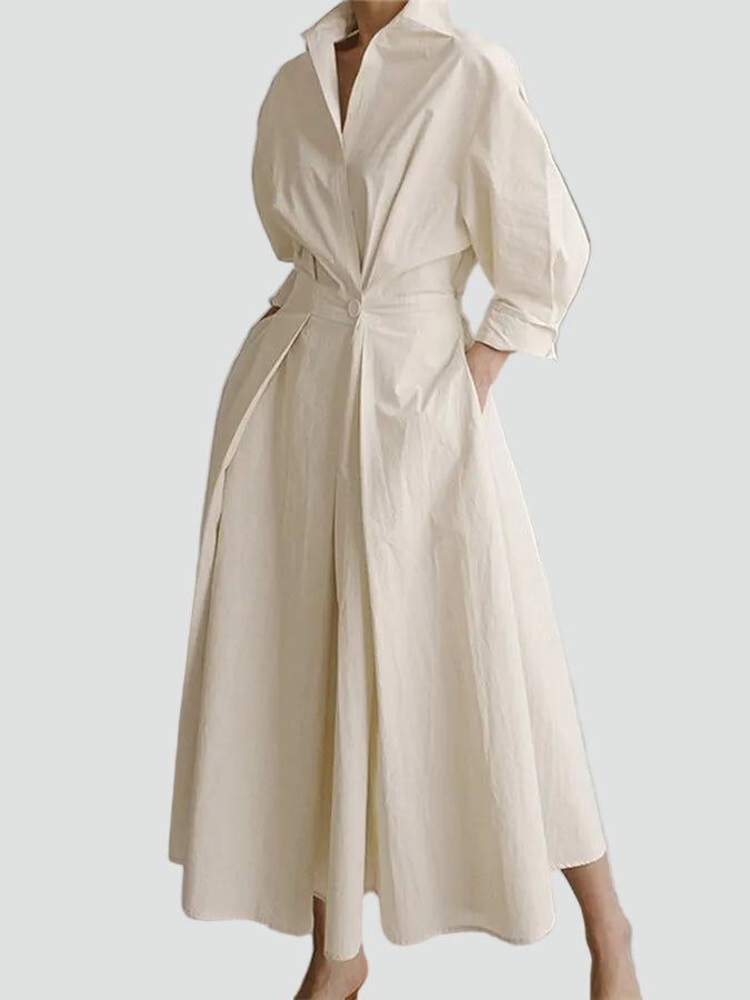 Priyanka - Elegant Long Sleeve Maxi Dress