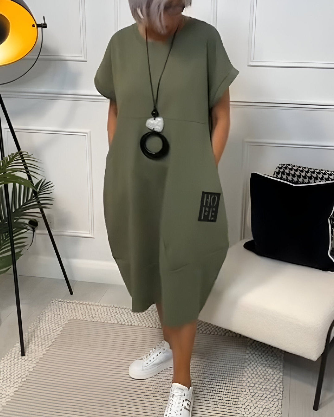 Jocelyn - Casual Comfort Dress With Pocket