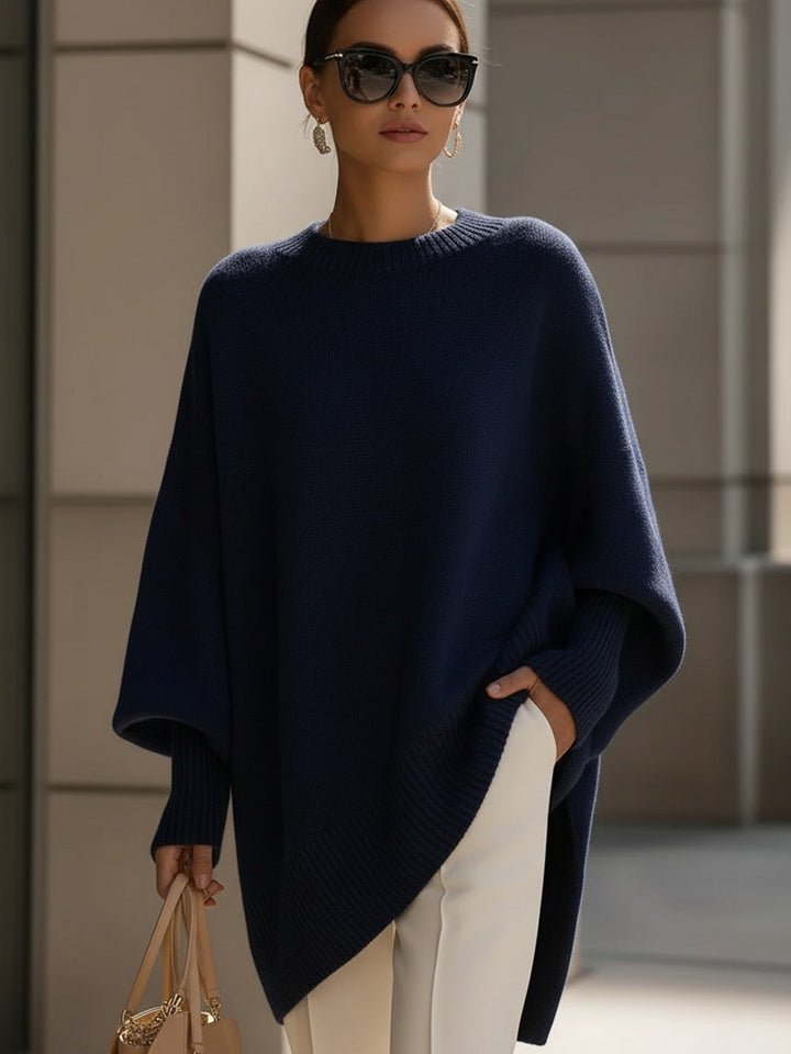 Phobe – Oversized Asymmetric Knitted Sweater