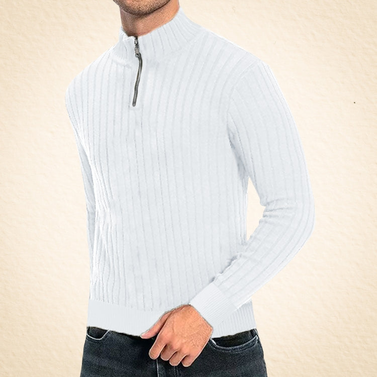 Zaccheo - Casual Turtleneck Zipper Sweater