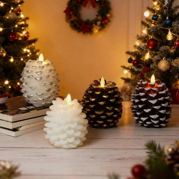 ForestFlame - Mood Pine Cone Flameless Candle