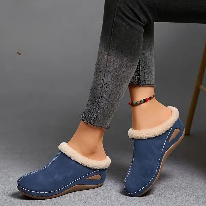 Martinez - Faux Fur Lined Slip-On Shoes