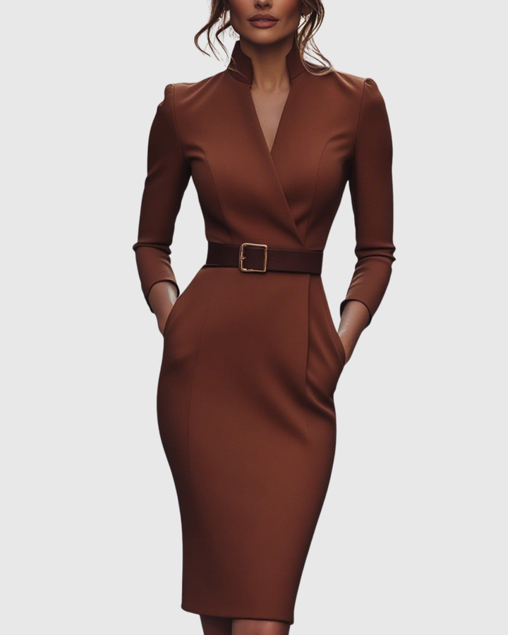 Meirav - Elegant Midi Dress