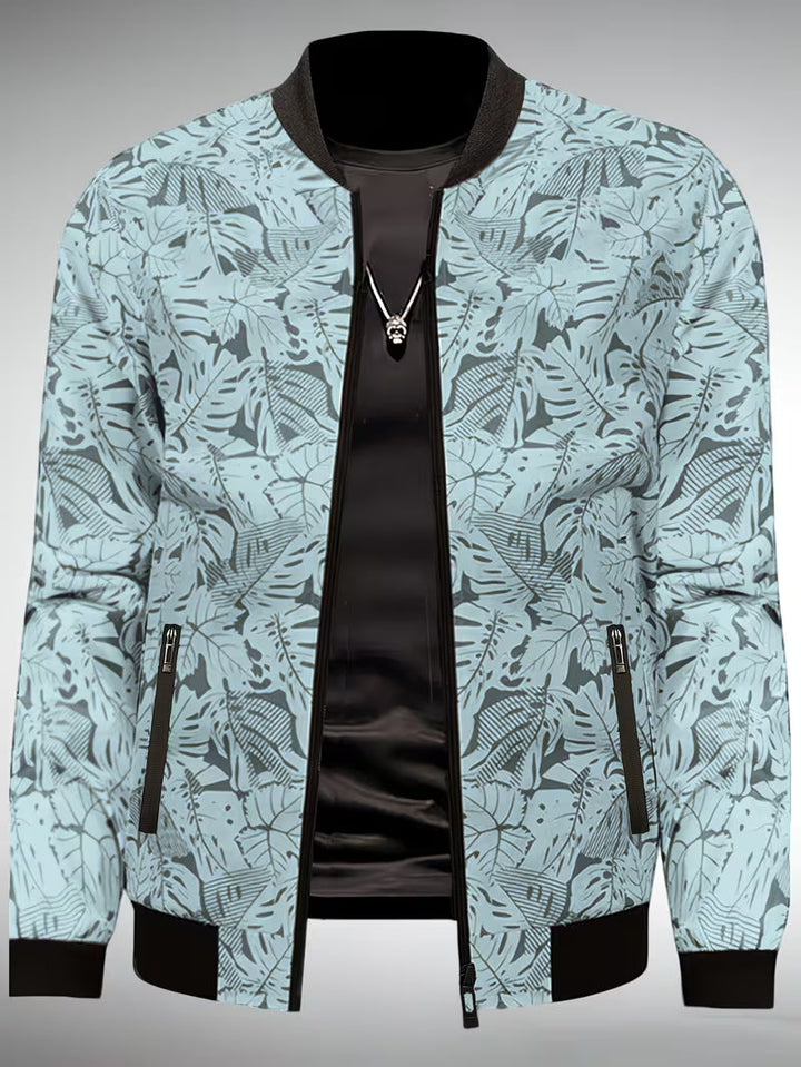Dagan - Casual Long Sleeve Sports Jacket With Zipper