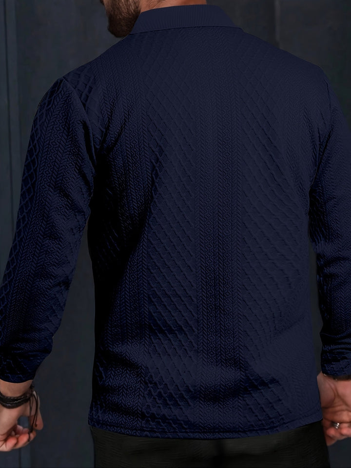 Liranda - Knitted Long Sleeve Shirt With Button