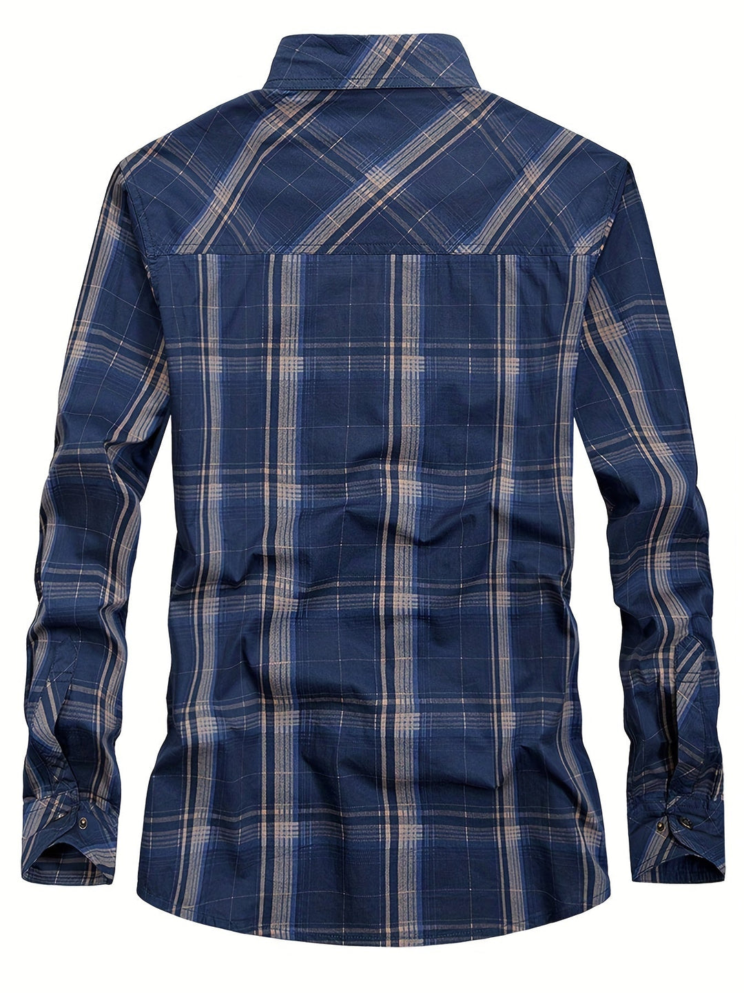 Phineas - Plaid Long Sleeve Shirt with Multi Pockets