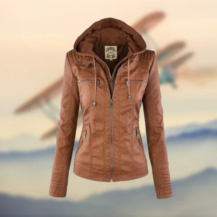 Janina – Elegant And Unique Leather Jacket