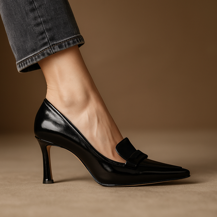 Nishadi - Comfortable High Heel Leather Pump Shoes