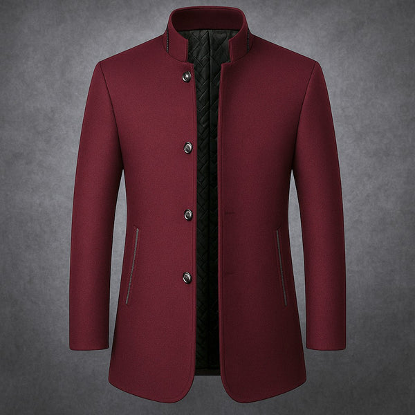 Giacomo - Classic Blazer Jacket With Mandarin Collar