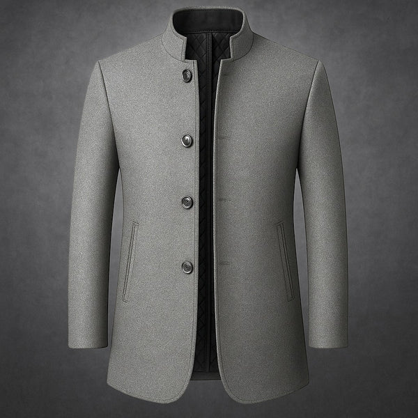 Giacomo - Classic Blazer Jacket With Mandarin Collar