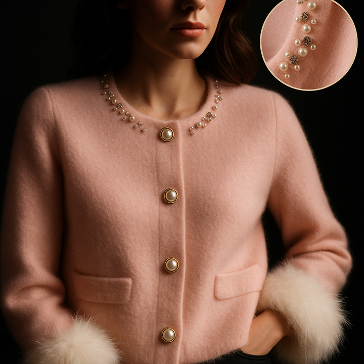 Enisa - Stylish Cashmere Cardigan
