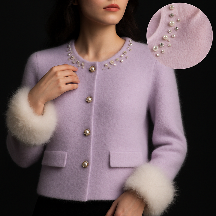 Enisa - Stylish Cashmere Cardigan