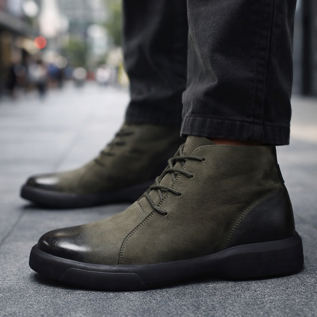 Avishai - Leather Lace-Up Boot
