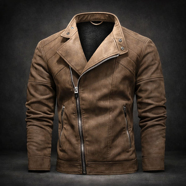 Jure - Leather Jacket With Zipper