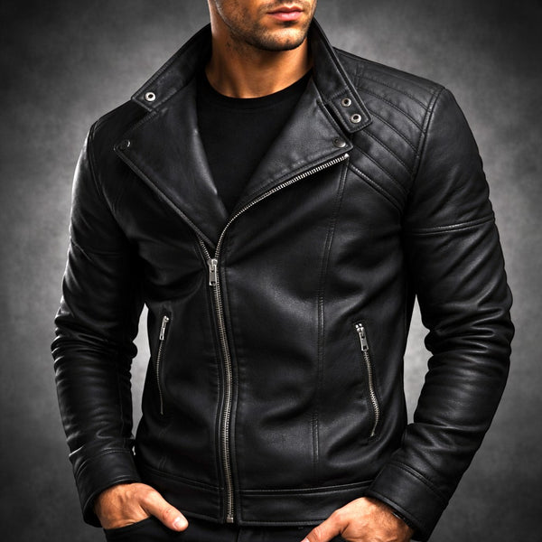 Jure - Leather Jacket With Zipper