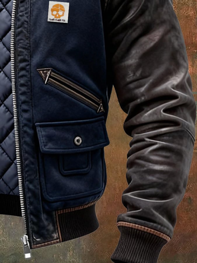 Spencer - Long Sleeve Leather Jacket