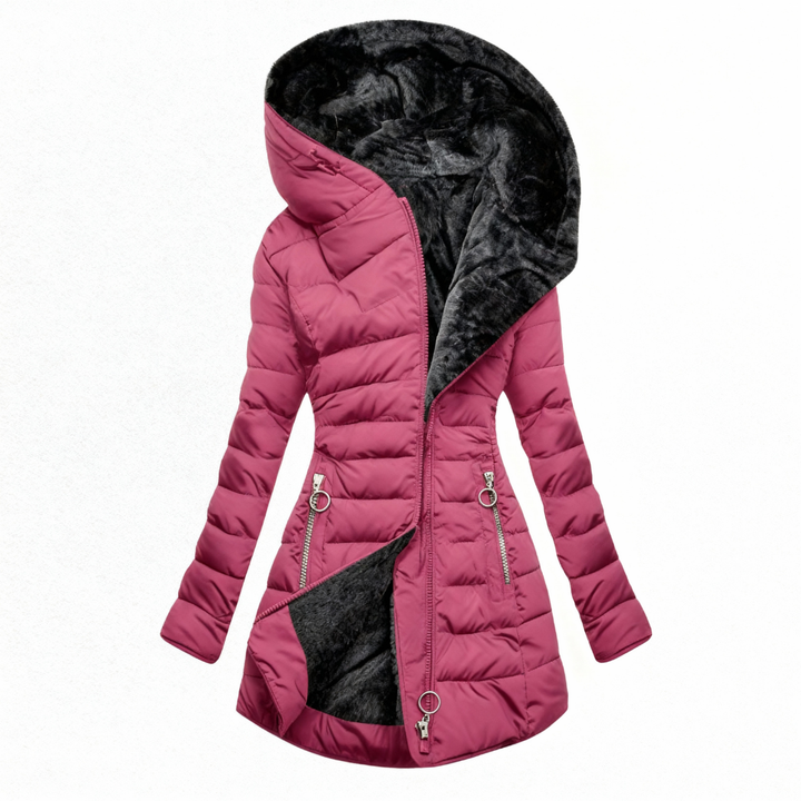 Ruchmira - Waterproof Padded Coat with Hood and Fleece Lining