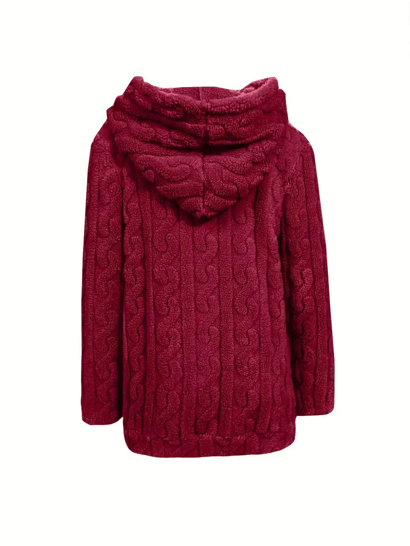 Ganka - Long Sleeve Zip-Up Hoodie