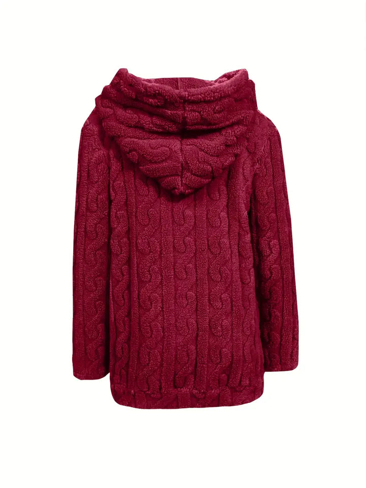 Ganka - Long Sleeve Zip-Up Hoodie