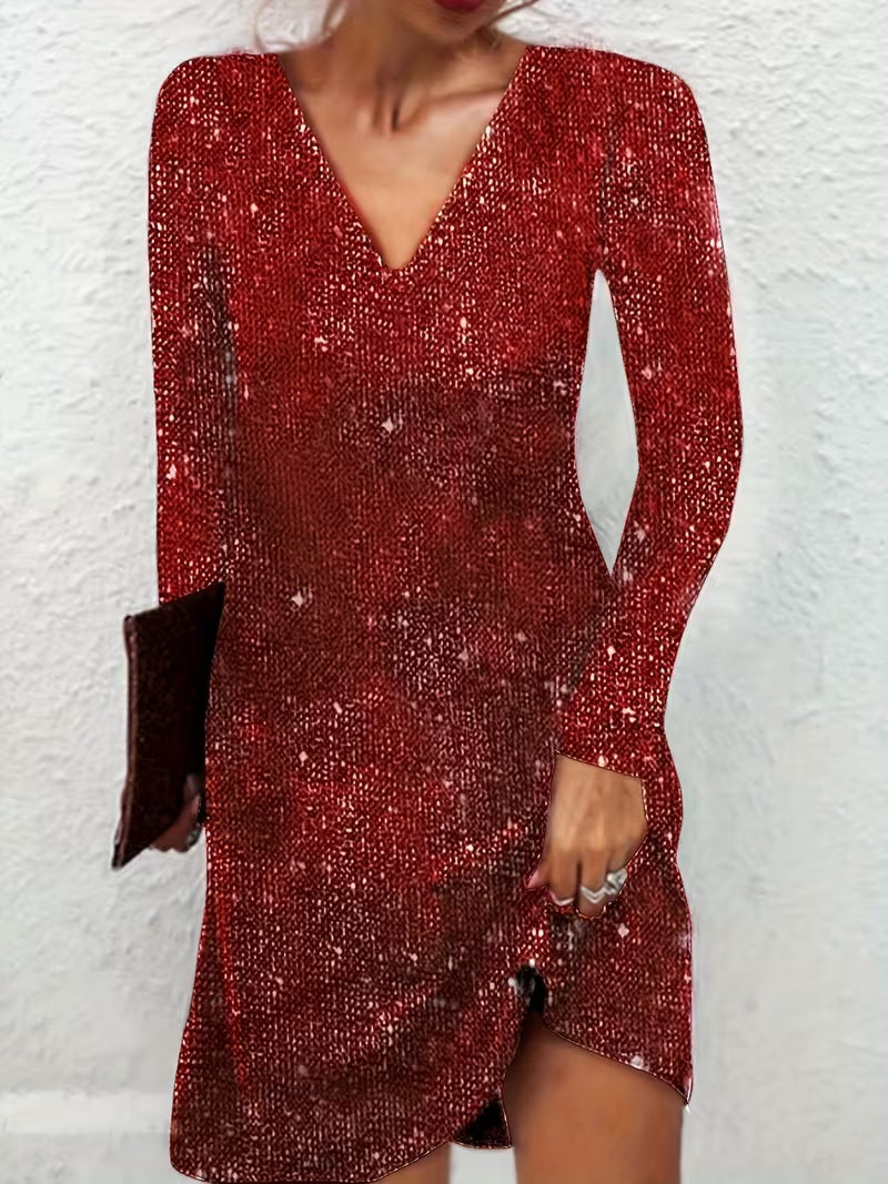 Eglantina - Midi Dress With Heavy Embroidery Beads