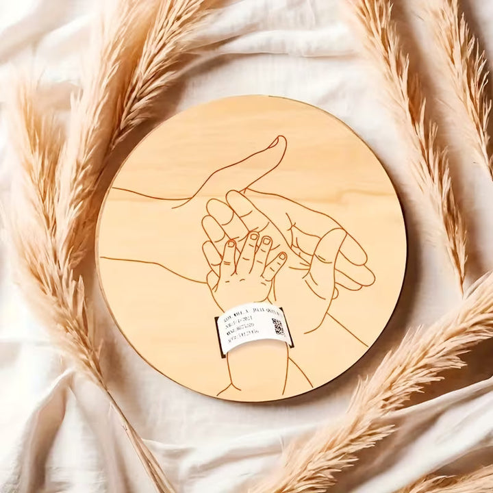 BirthMark - Wooden Birth Bracelet Plaque