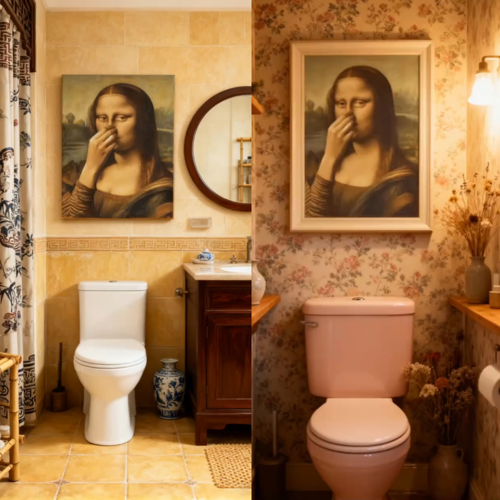 WinkArt - Mona Lisa with a Wink Humorous Poster