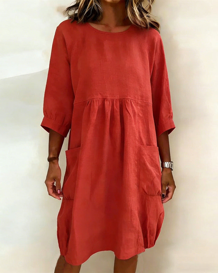 Maleesha - Stylish Dress With Wide Sleeve