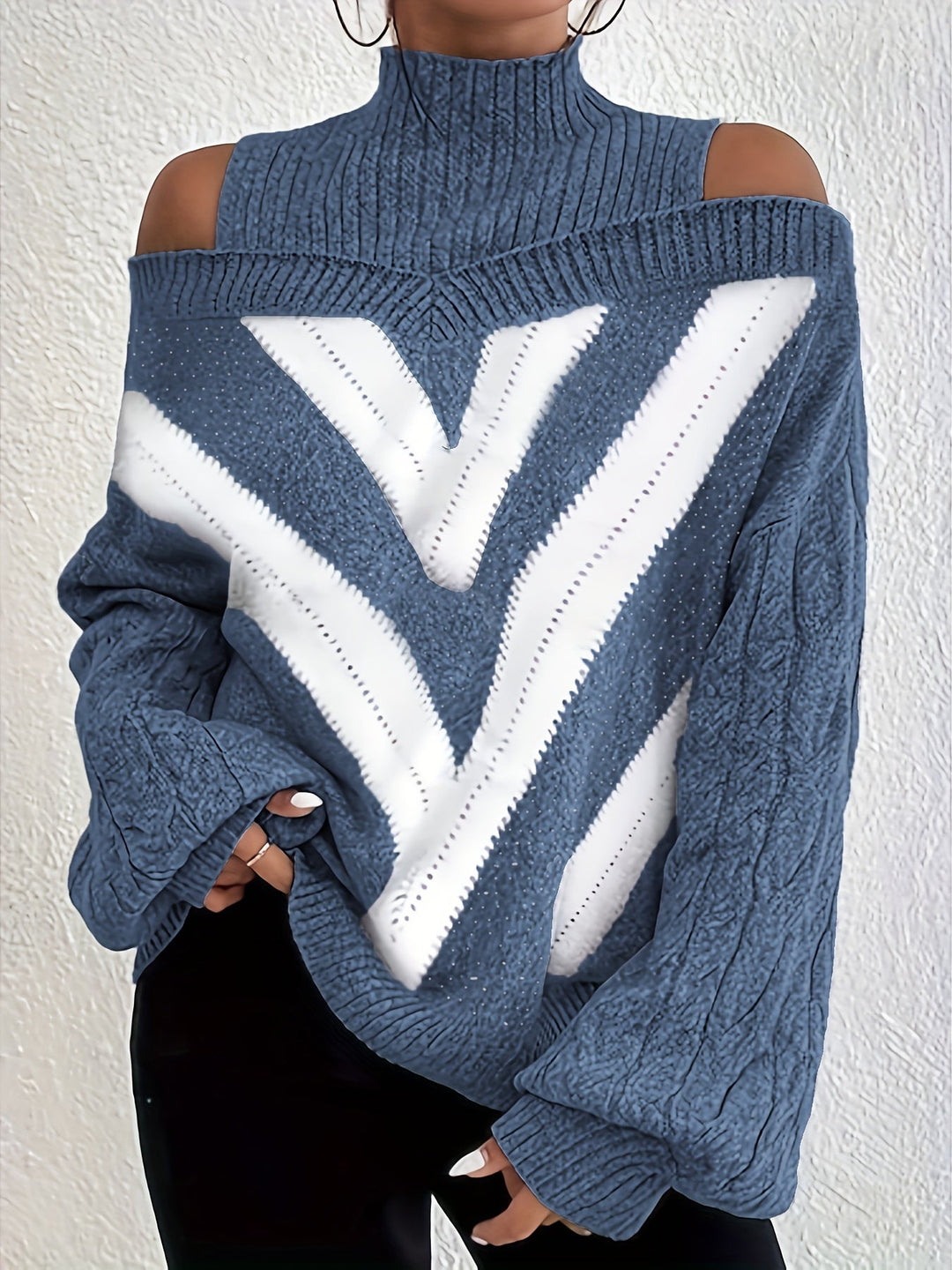 Ramirez - Off Shoulder Knitted Sweater