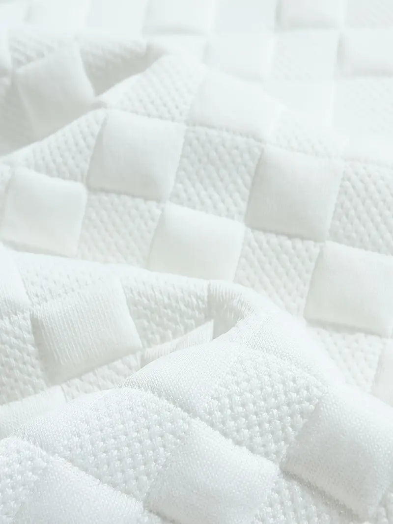 Stafford - Casual Checkered Textured Sweatshirt