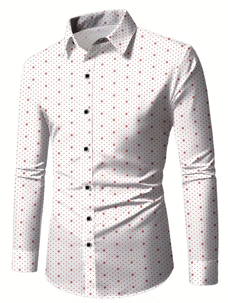 Spyros - Long Sleeve Shirt With Button Front