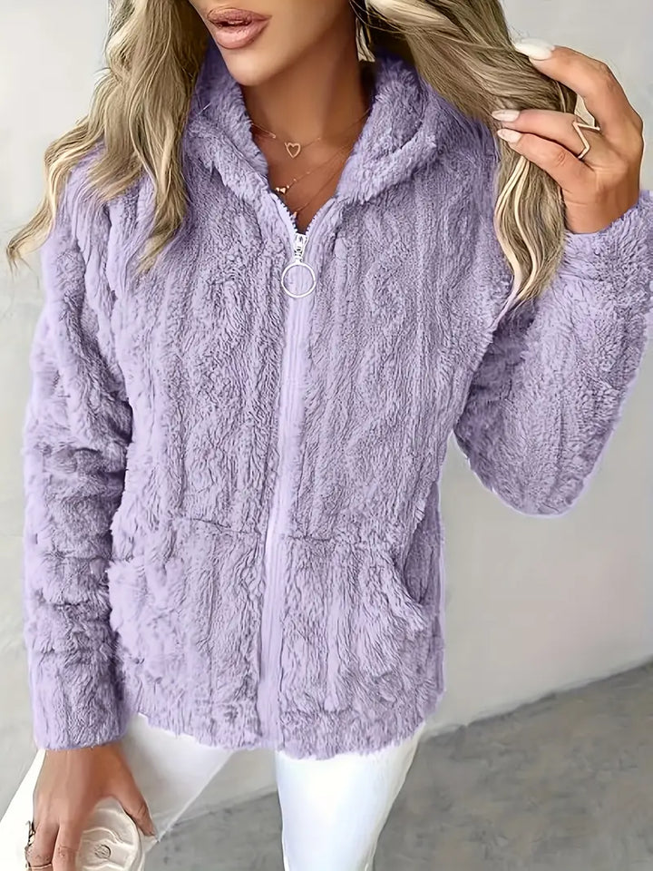 Ganka - Long Sleeve Zip-Up Hoodie