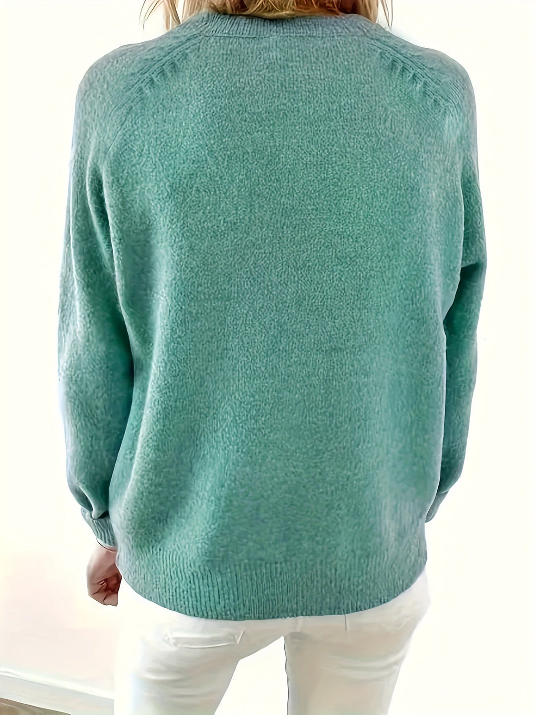 Yelena - Long Sleeve Button-Up Sweater