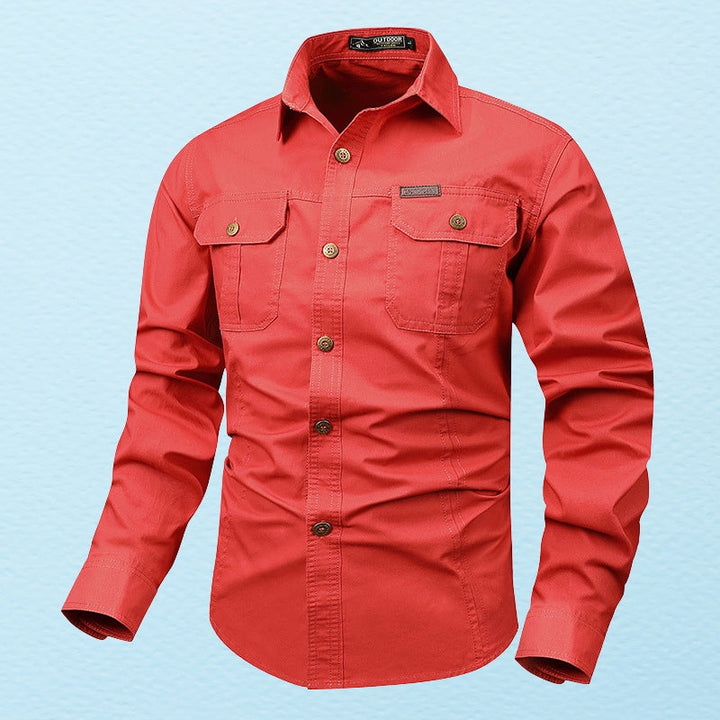 Theodor - Long Sleeve Shirt With Pocket