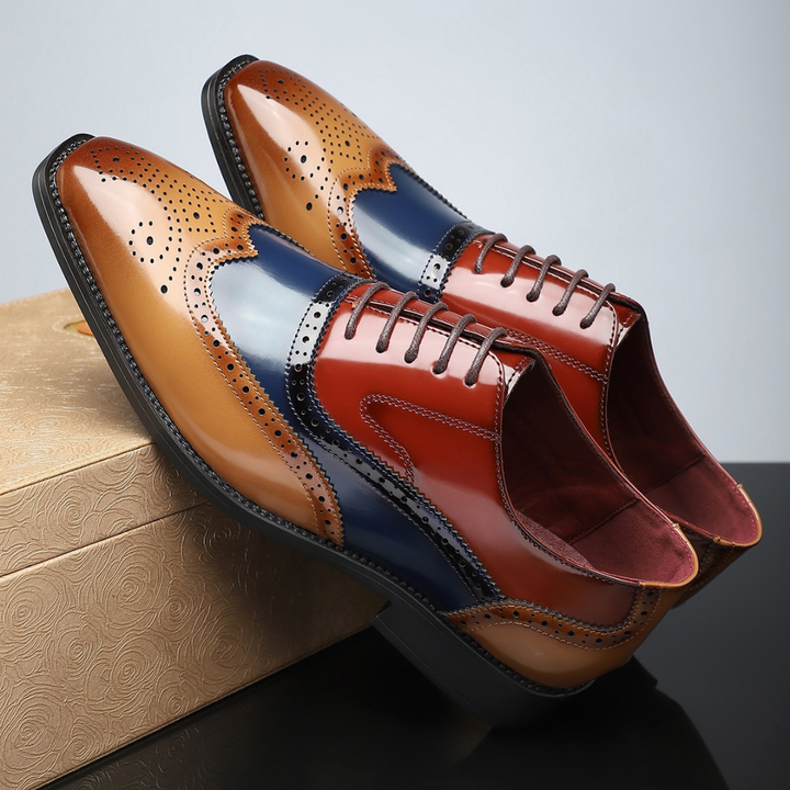 Shimon - Leather Oxford Shoes