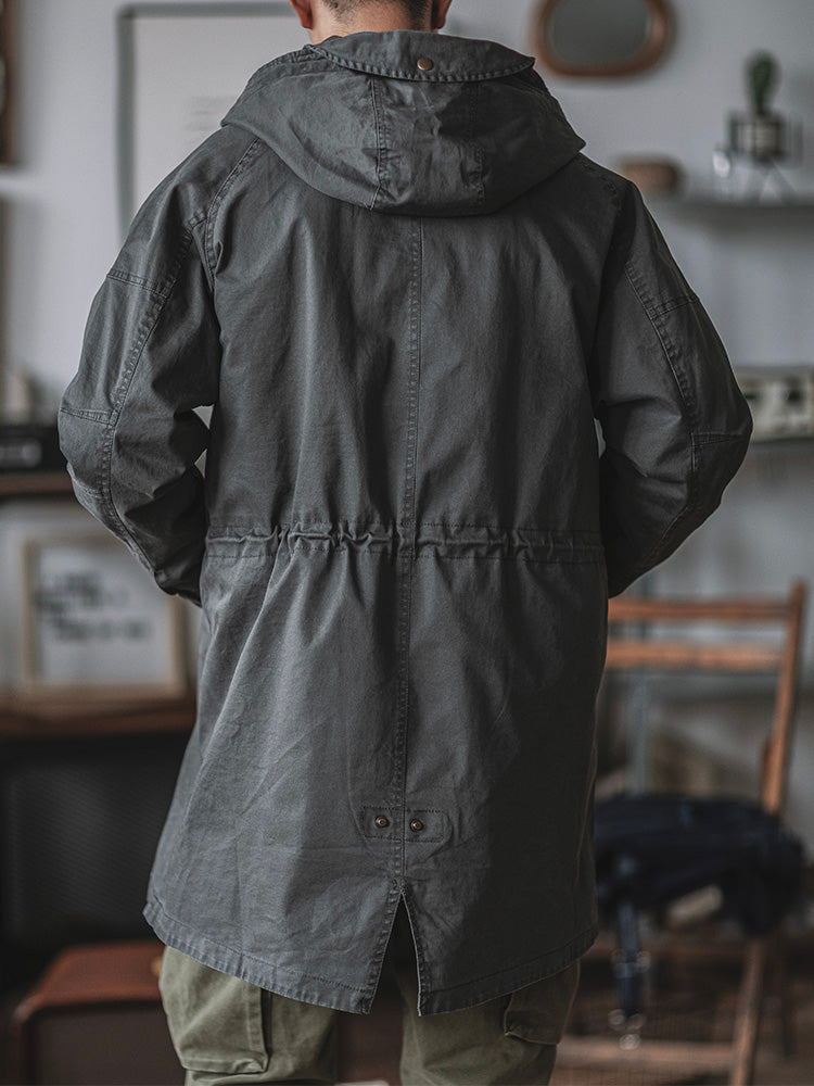 Engelbert - Fishtail Hooded Parka Windproof Jacket