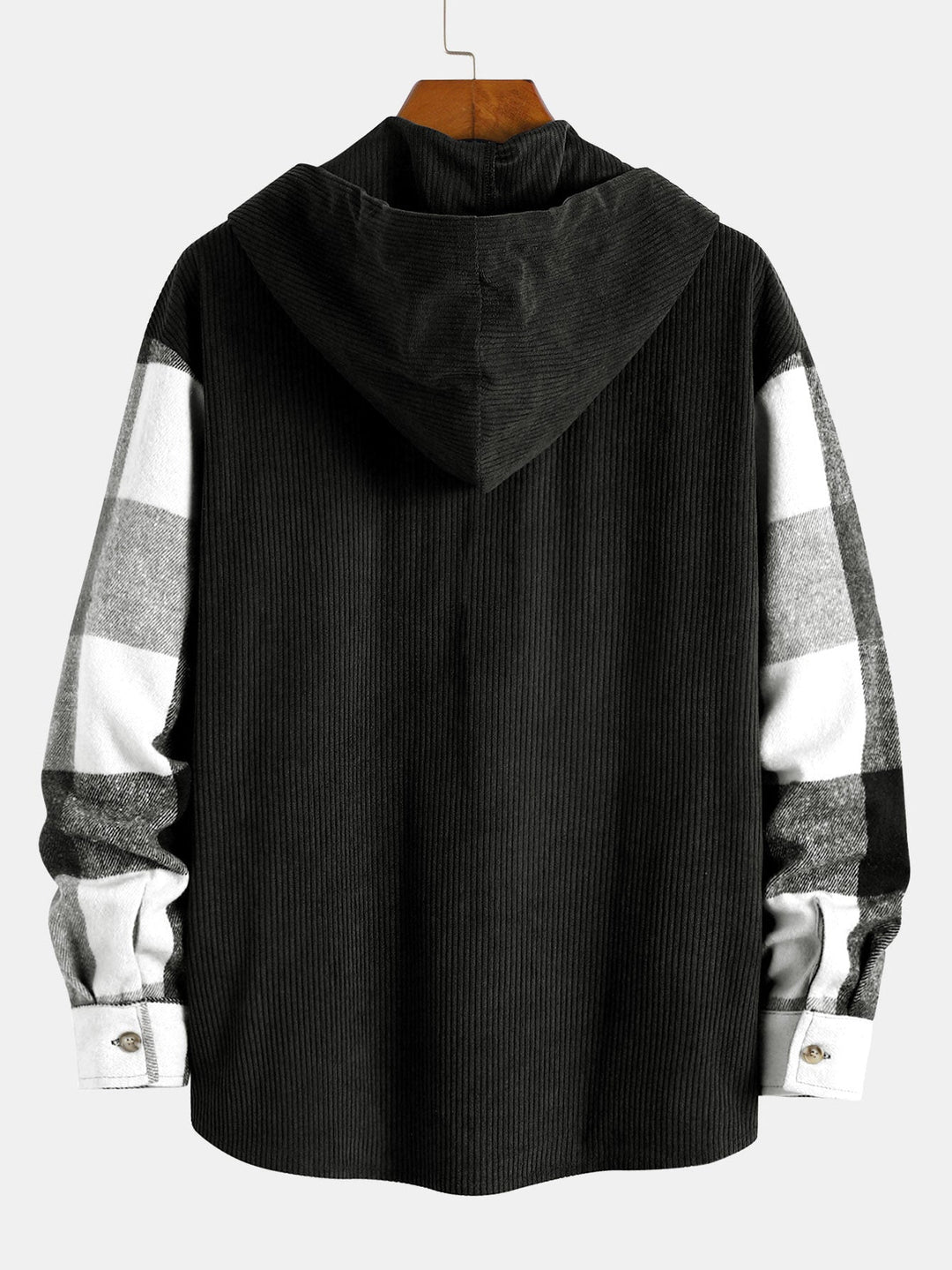 Gaston - Flanel Ruit Hooded Shirt