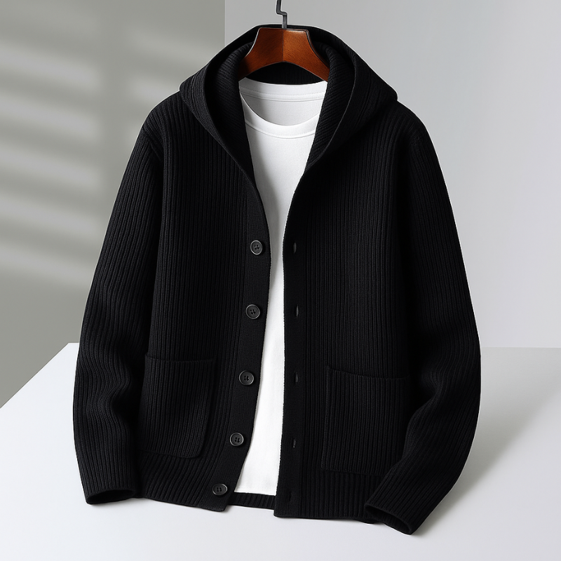 Maveilida - Knitted Cardigan with Buttons