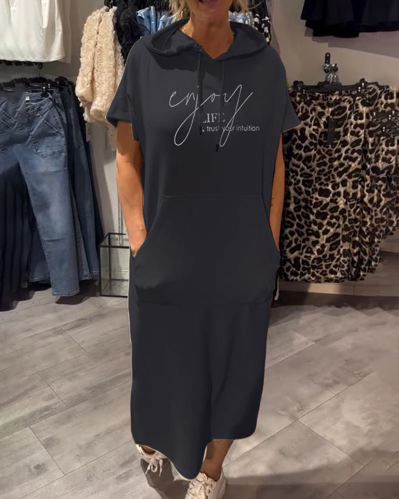 Nadia - Elegant Dress With Hood