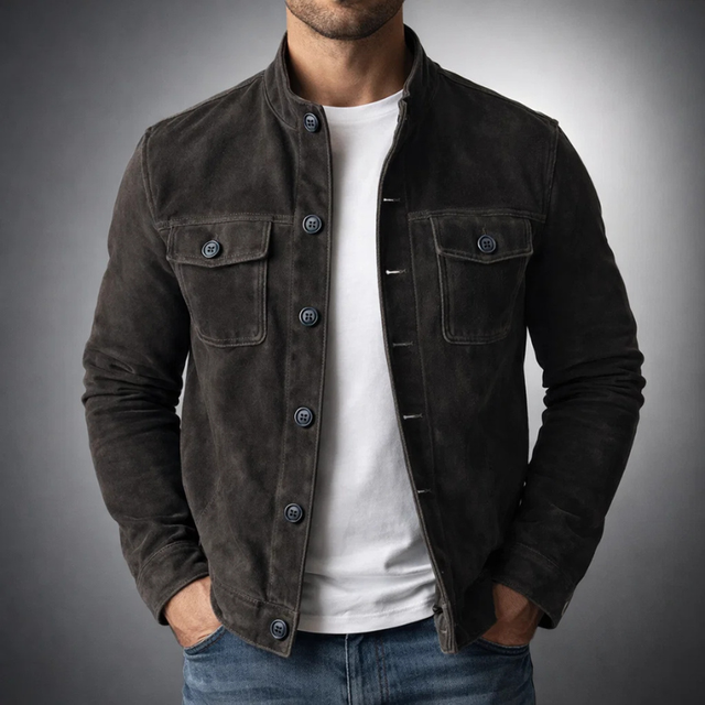 Pranas - Stylish Suede Jacket
