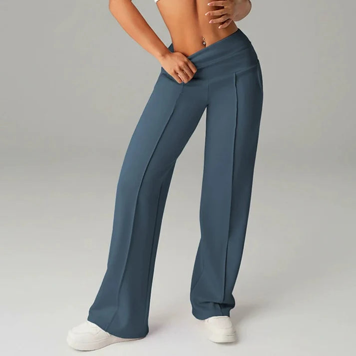 Samanda - High Waist Wide Leg Pant