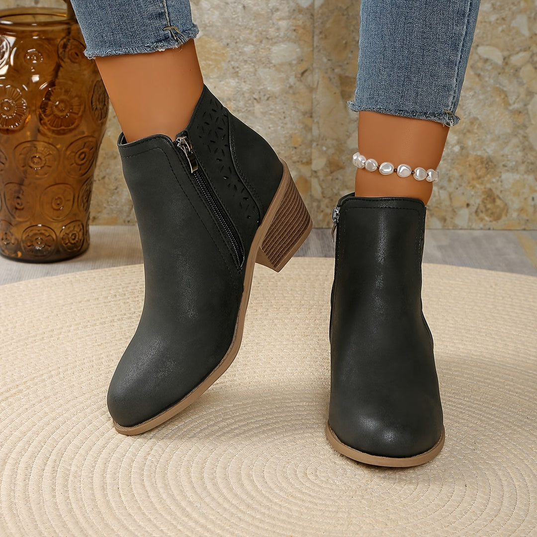 Fredrika - Breathable Ankle Boot With Zipper