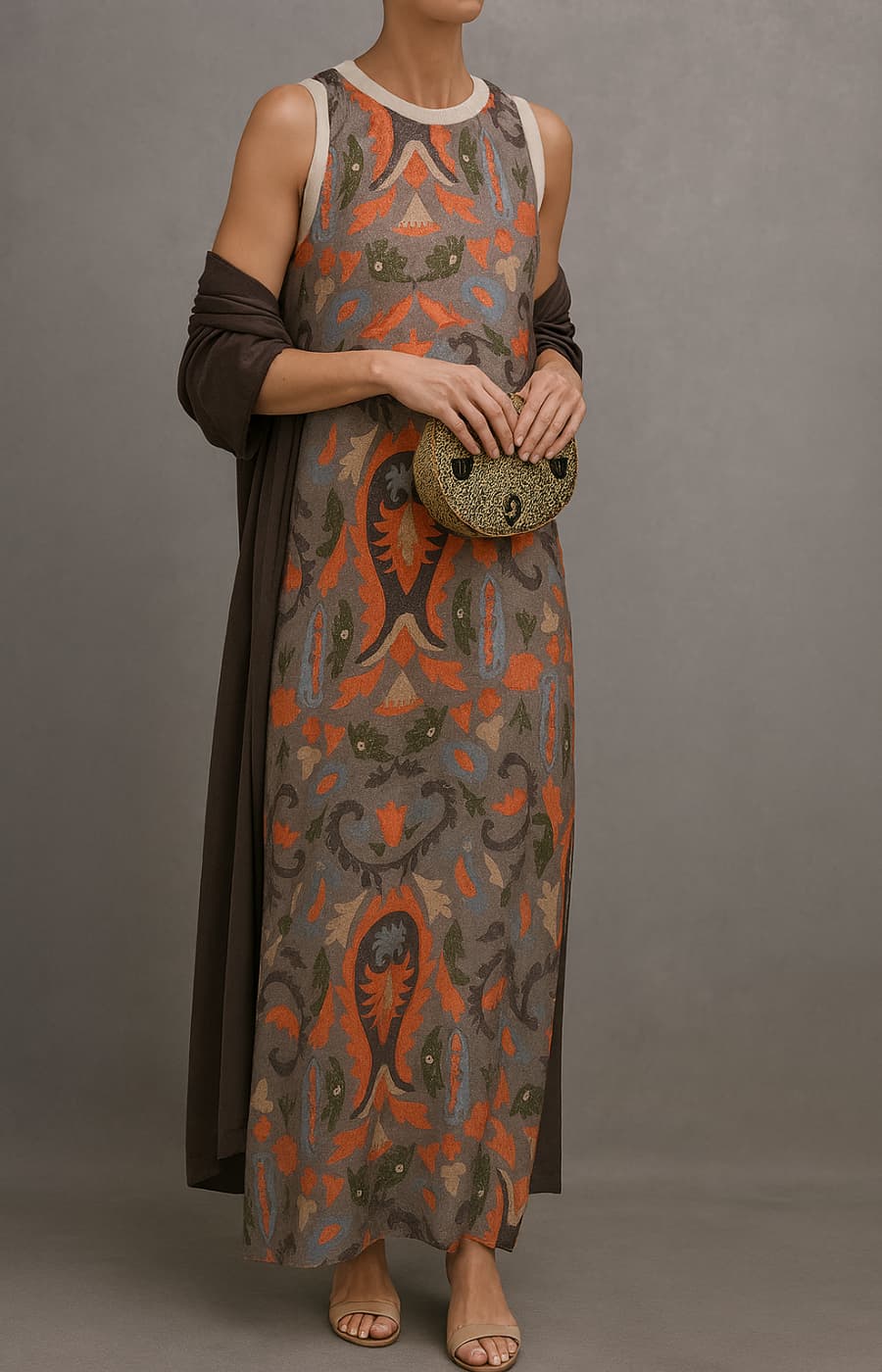 Irmtraut - Rich Pattren Printed Dress