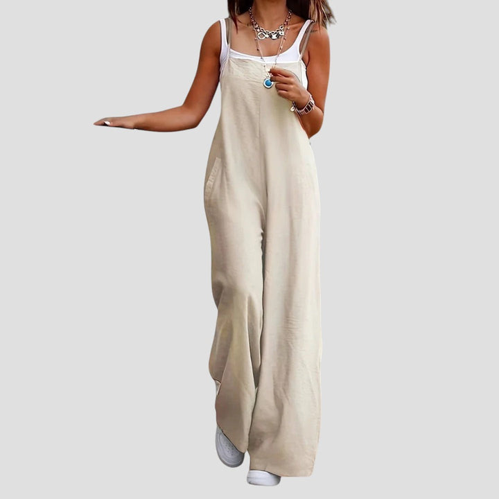 Lawanda - Sleeveless Loose Overalls