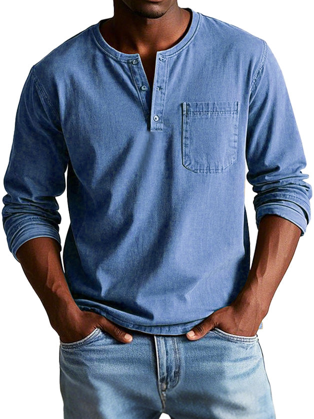Neil - Vintage Long Sleeve Shirt