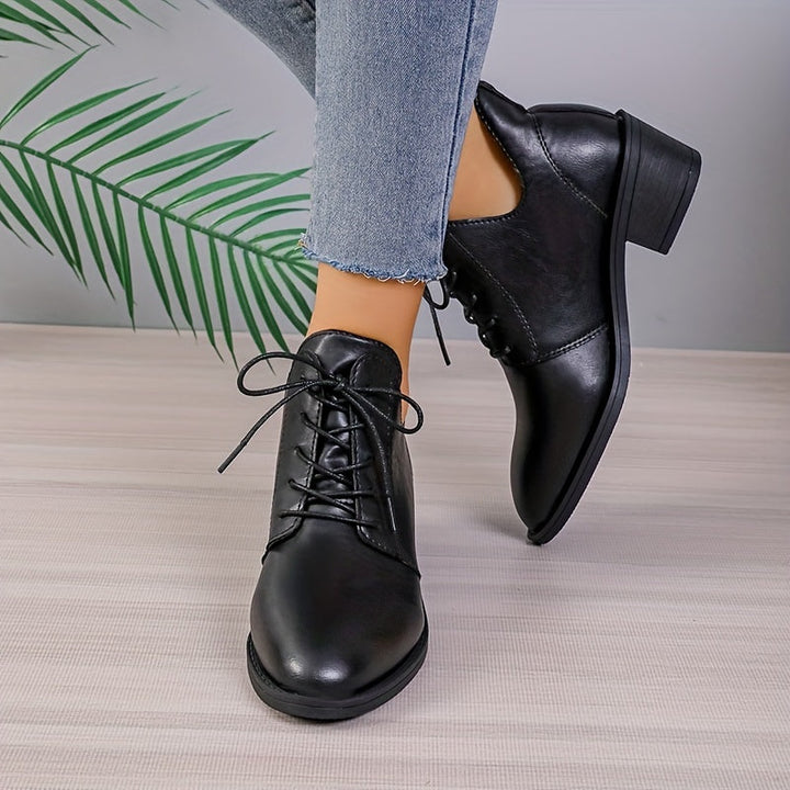 Rosemarie - Classic Lace Up Ankle Boots