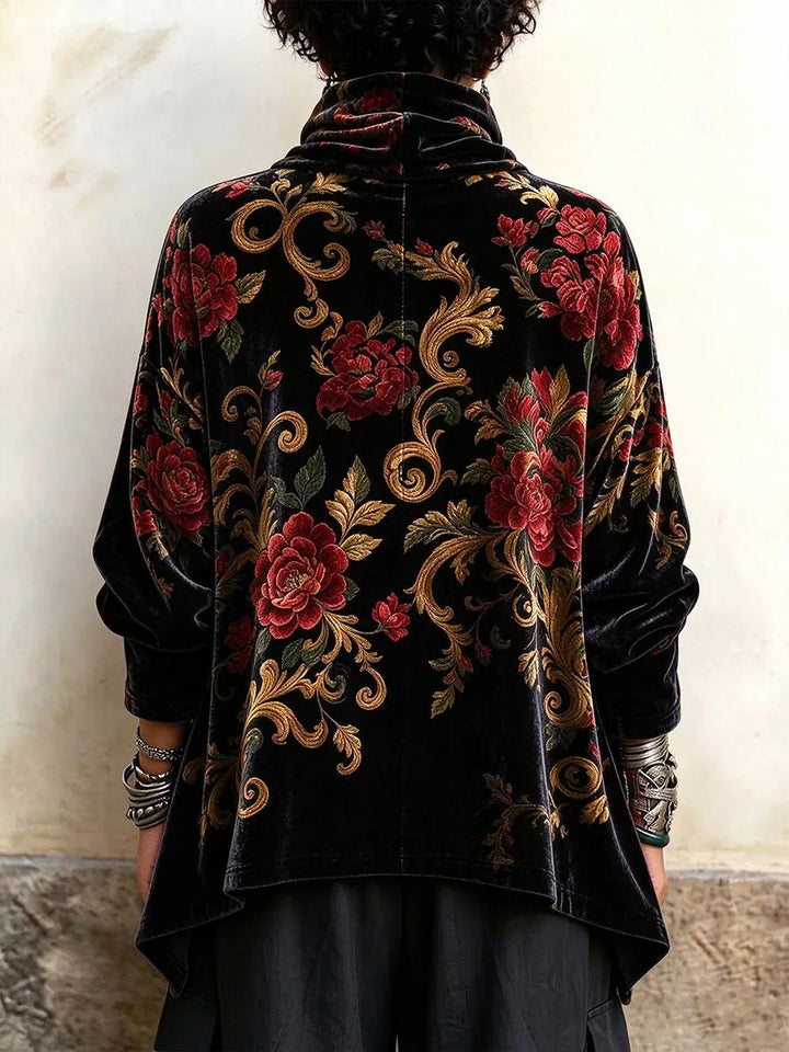 Kiarette - Vintage Floral Print Top