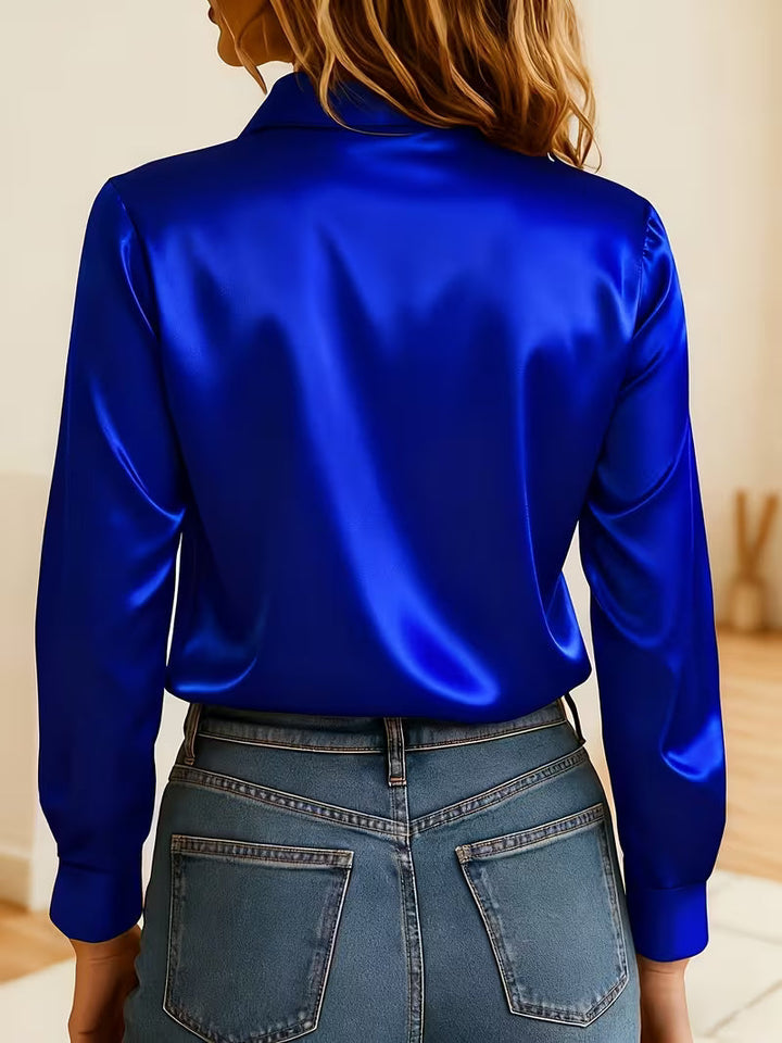 Kelina - Long Sleeve Button-Up Shirt