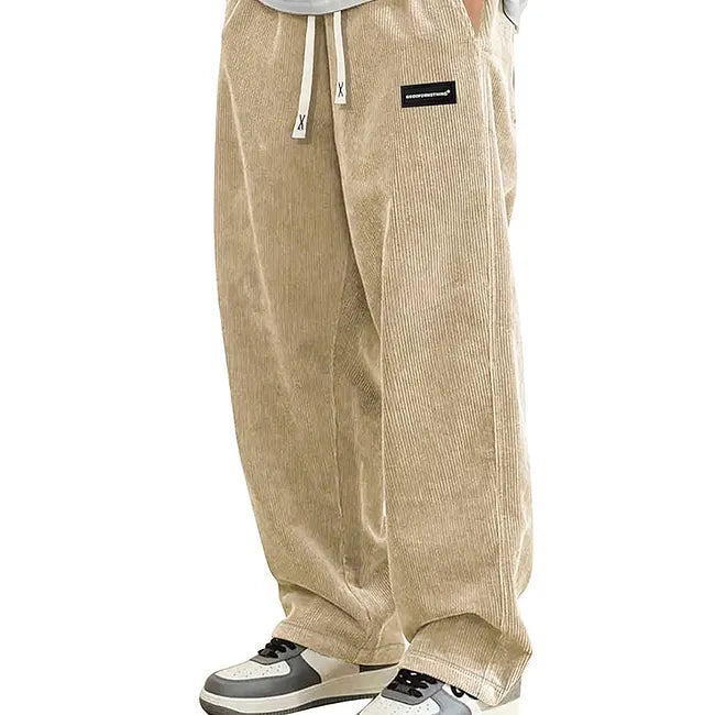 Lovis - Wide-Leg Drawstring Pants With Pockets